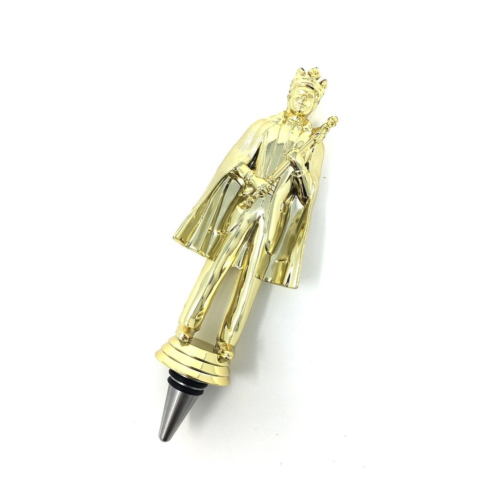 Handmade Bottle Stopper made from Repurposed King Trophy